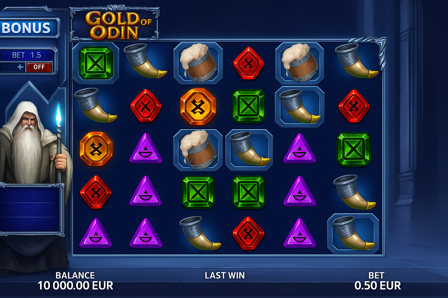 Gold of Odin gameplay